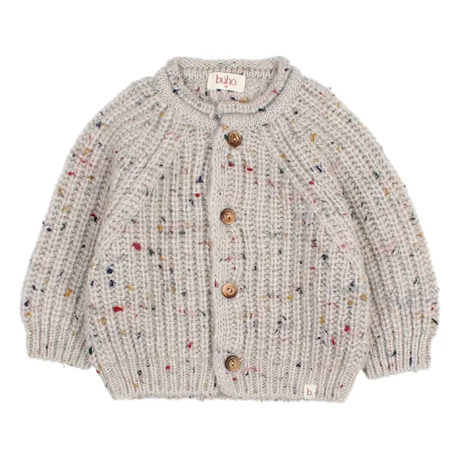 Cardigan Chiné Botonato Bébé | Gris