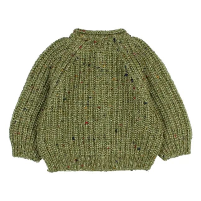 Cardigan Chiné Botonato Bébé | Vert