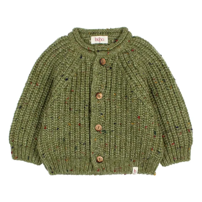 Cardigan Chiné Botonato Bébé | Vert