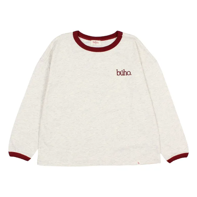 T-shirt Búho | Bordeaux
