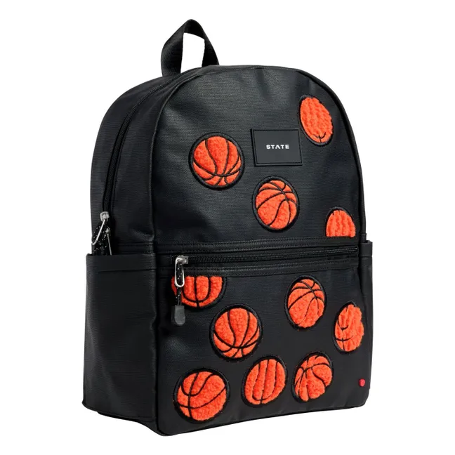 Kan Travel Backpack Plush Basketballs  | Orange