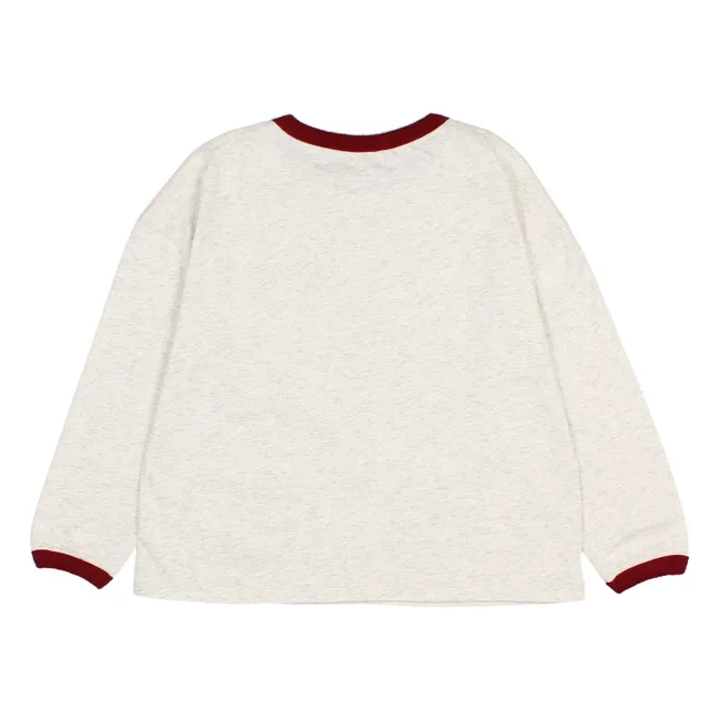 T-shirt Búho | Bordeaux
