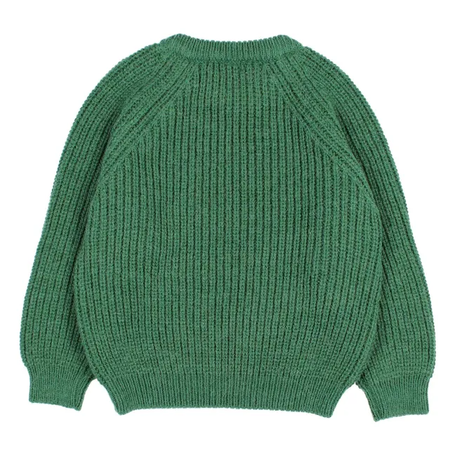 Soft knit sweater | Green