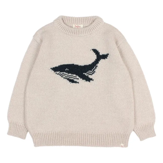 Whale Sweater | Beige