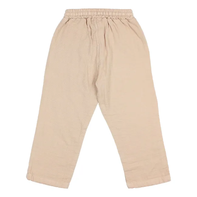 Casual Drawstring Pants | Sand