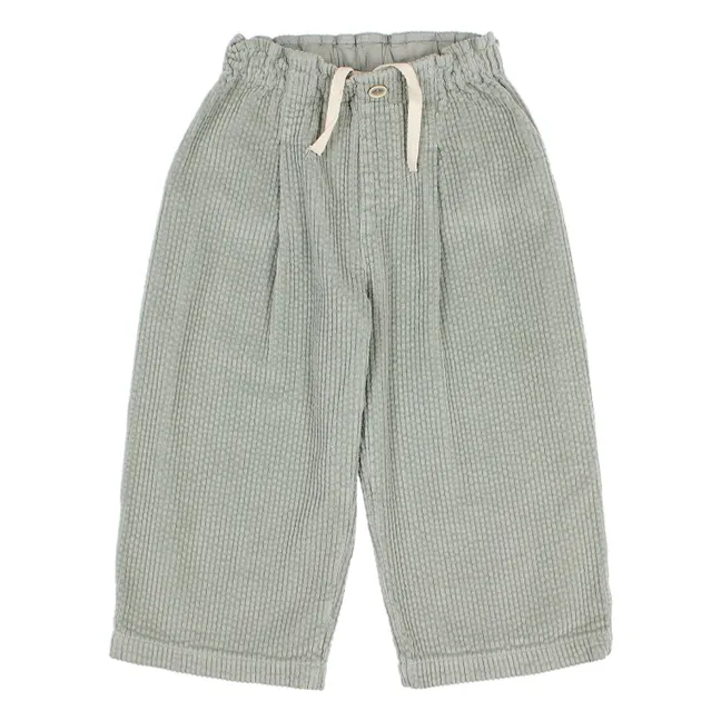Pantalon Girly Velours Côtelé | Eucalyptus