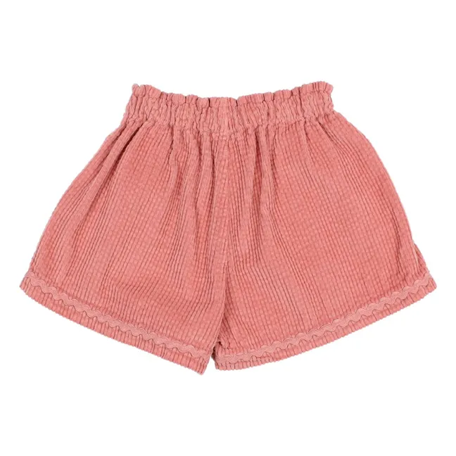 Corduroy Shorts | Pink