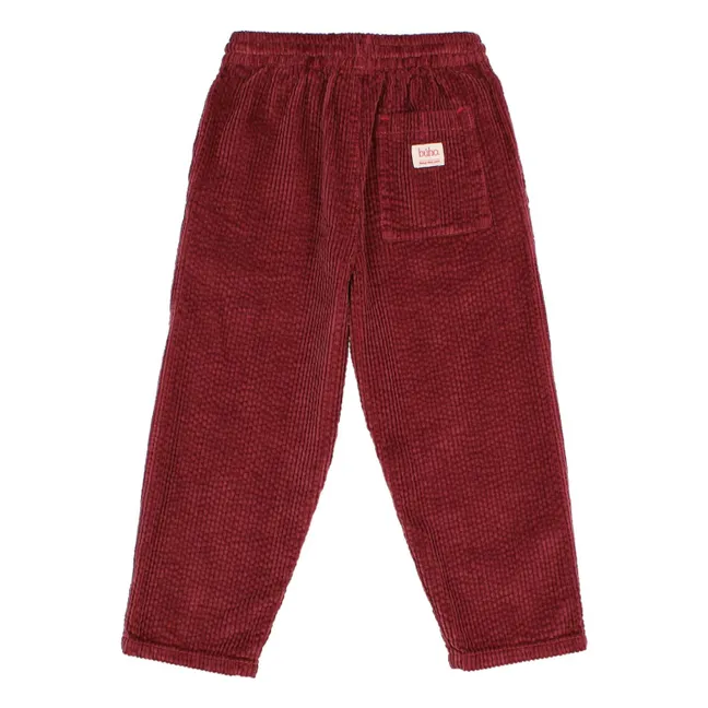 Cord Cord Pants | Burgundy