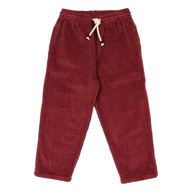 Pantalon Cordon Velours Côtelé | Bordeaux