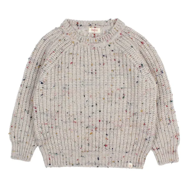 Botonato Chiné Sweater | Grey