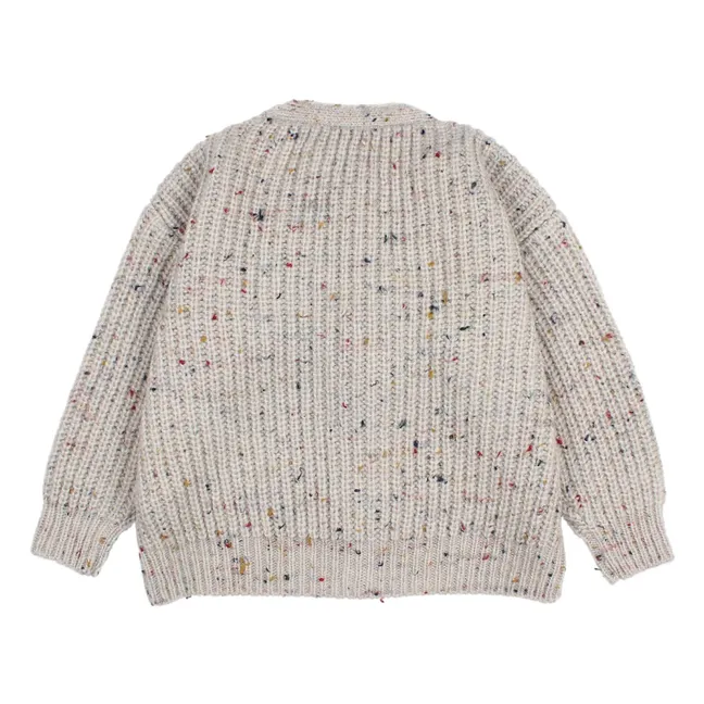 Cardigan Chiné Botonato | Gris