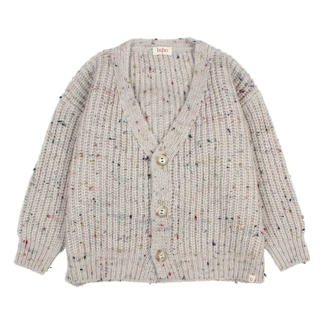 Cardigan Chiné Botonato | Gris