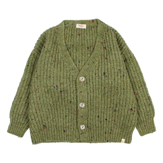 Cardigan Chiné Botonato | Vert