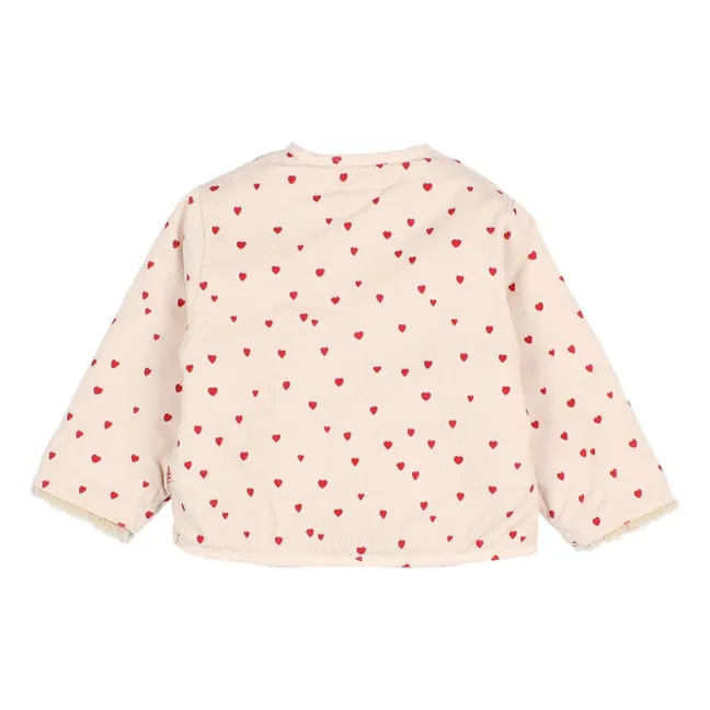 Mini Hearts Jacket | Pale Pink