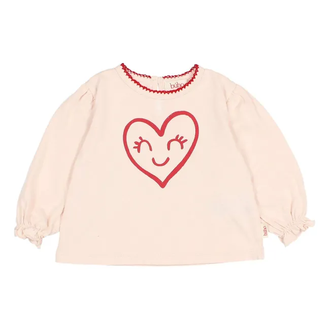 T-shirt Cœur | Rose pâle