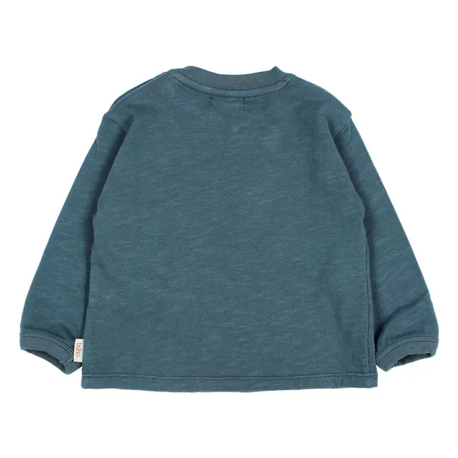 T-shirt Sweet Dreams Coton Bio | Bleu horizon