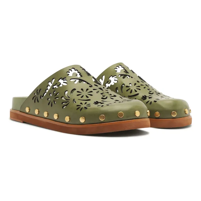 Mules Anatomic Cuir Ajouré