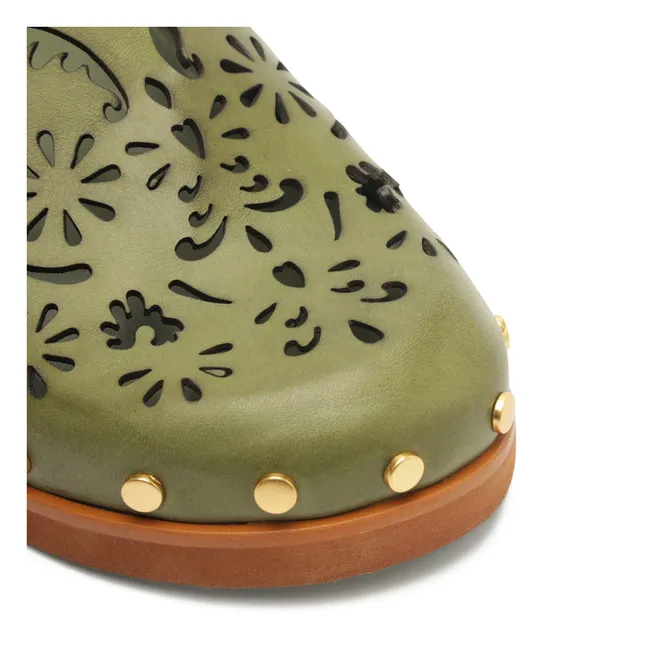 Mules Anatomic Cuir Ajouré