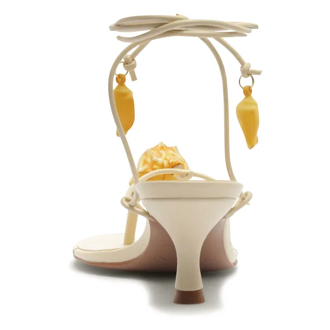 Sandales Coquillages | Ivoire