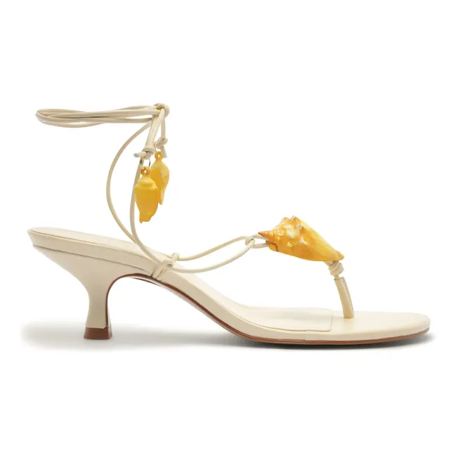 Sandales Coquillages | Ivoire