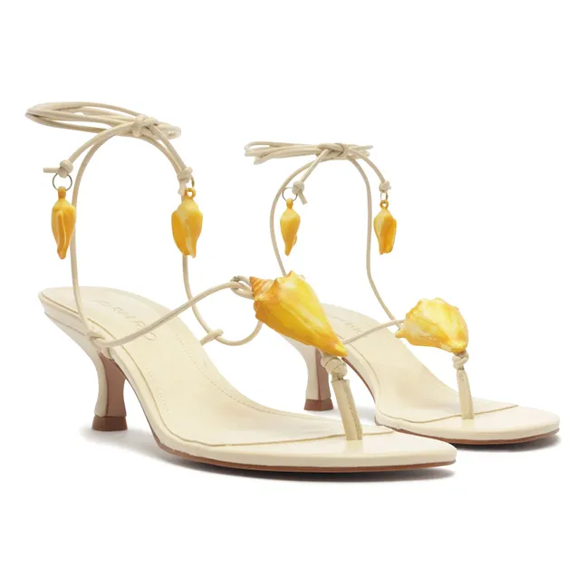 Sandales Coquillages | Ivoire