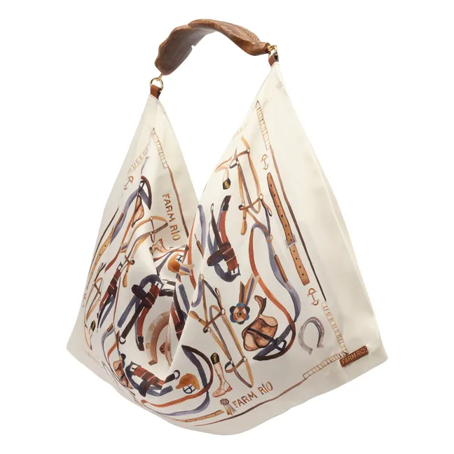Sac Satin Scarf Medium | Ecru