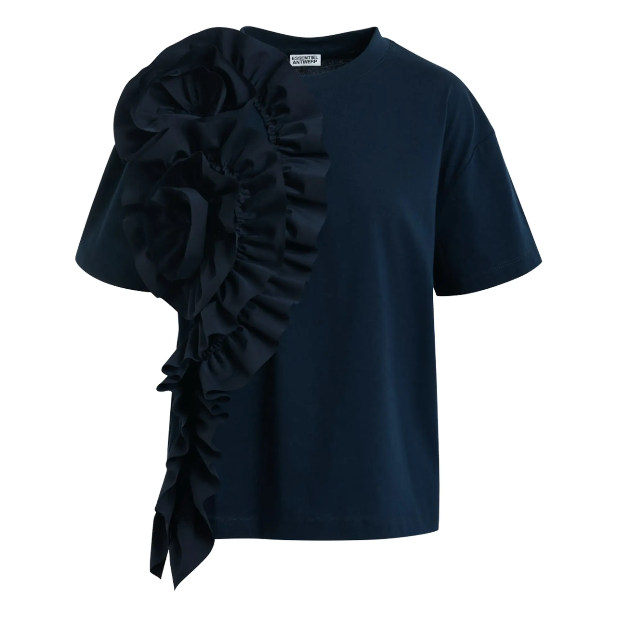 T-shirt Jidole Coton | Bleu- Image produit n°0