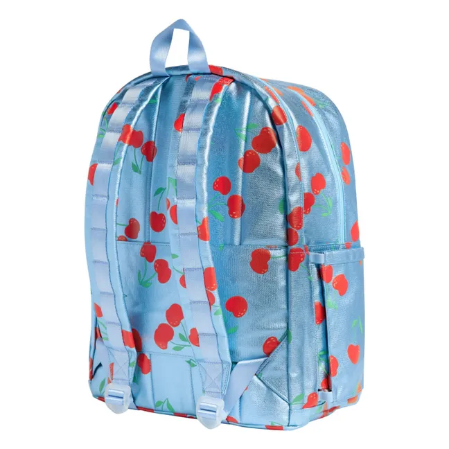 Kane Large Cherry Backpack | Light blue