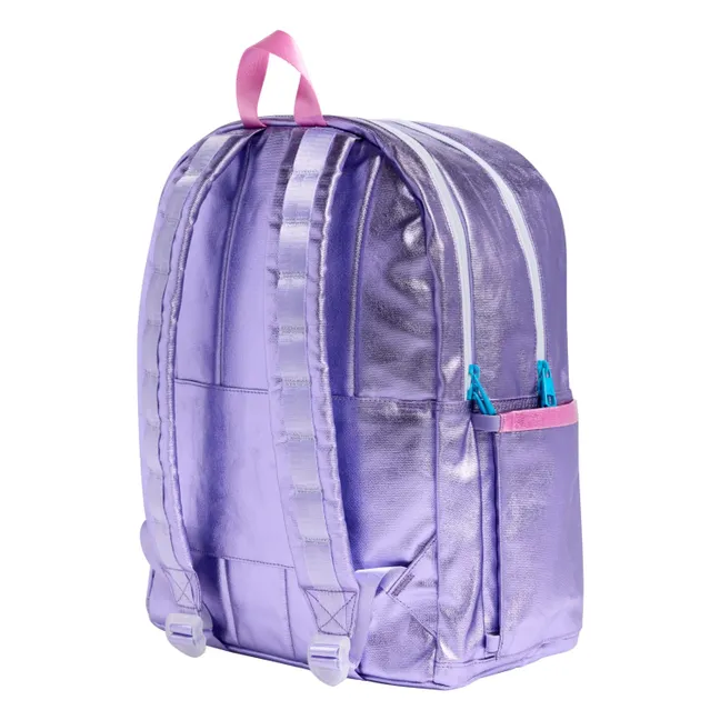 Kane Large Patchwork Backpack | Purple