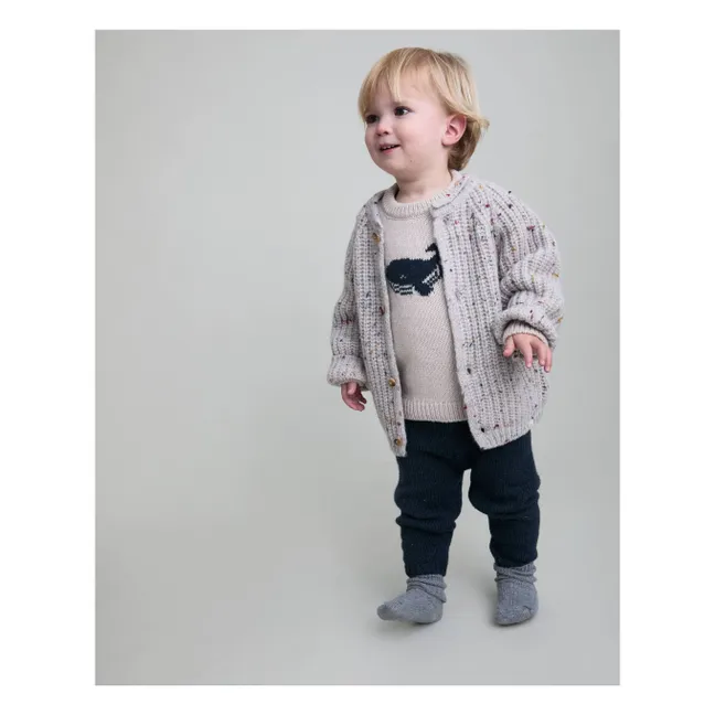 Cardigan Chiné Botonato Bébé | Gris