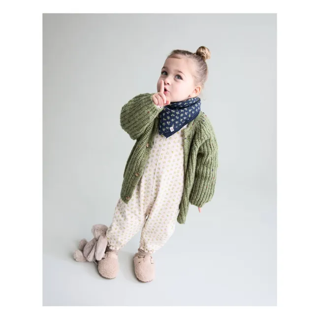 Cardigan Chiné Botonato Bébé | Vert