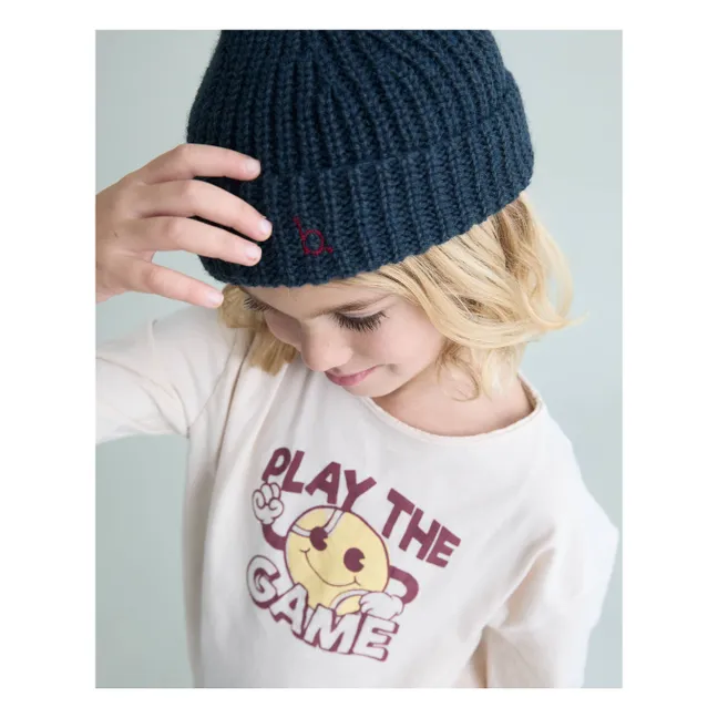 Play The Game T-shirt Organic cotton | Beige