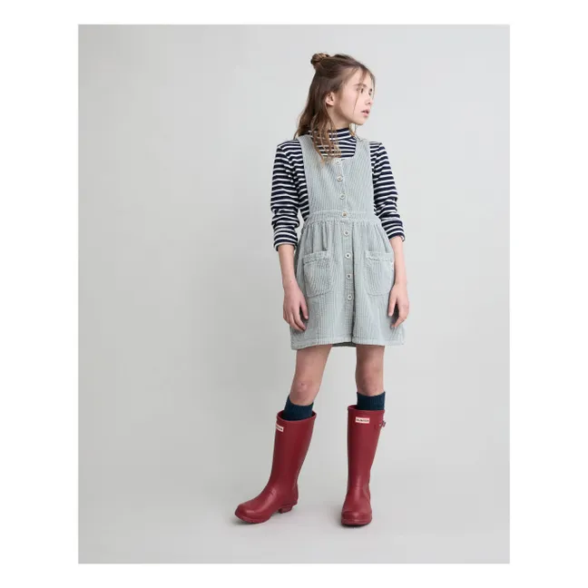 Striped turtleneck T-shirt | Navy blue