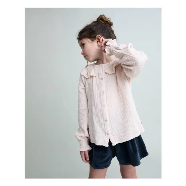 Blouse Plumeti Coton Bio | Rose pâle