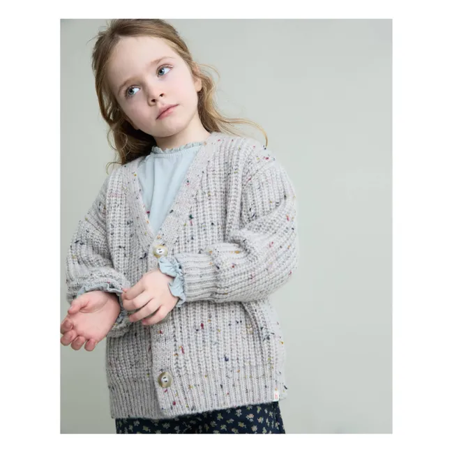 Cardigan Chiné Botonato | Gris