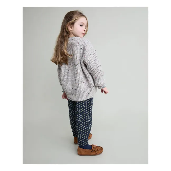 Cardigan Chiné Botonato | Gris