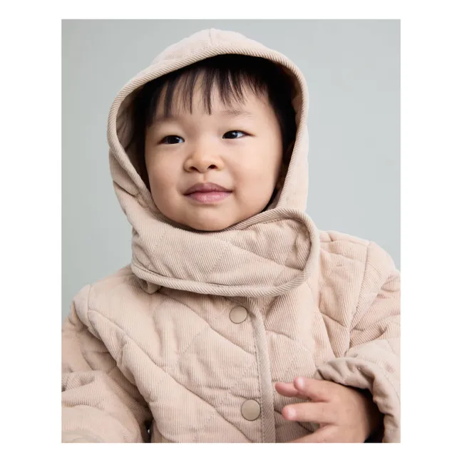 Quilted hat Velours Coton Bio | Sand