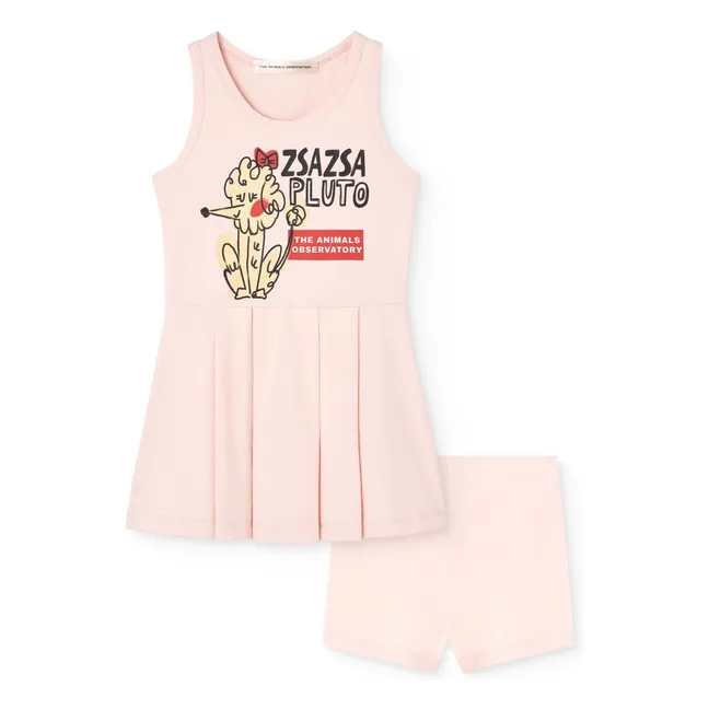 Vestido con short integrado Vulture Zsazsa Pluto | Rosa Pálido