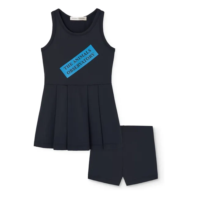 Dress with integrated shorts Vulture | Charcoal grey