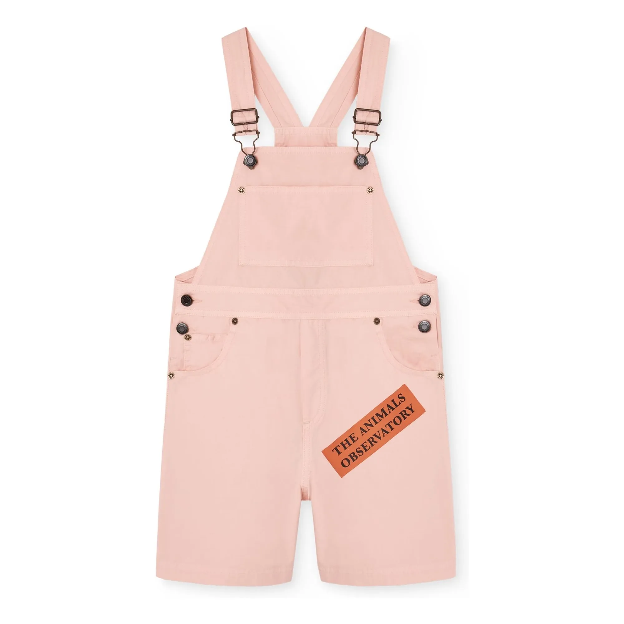 Salopette Courte Mule | Rose pâle- Image produit n°0