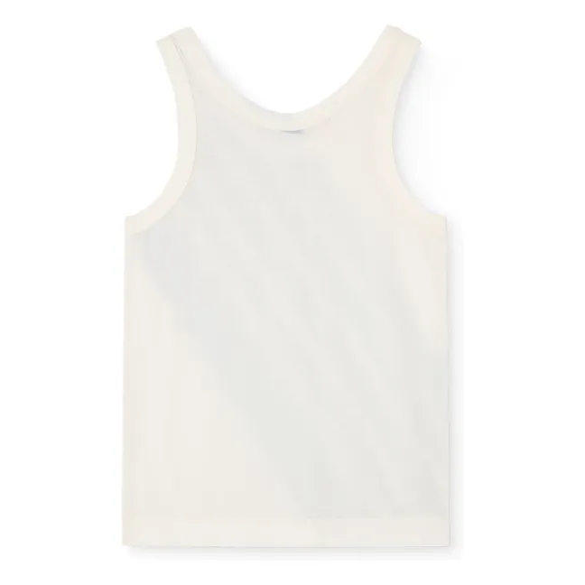 Frog tank top | Ecru