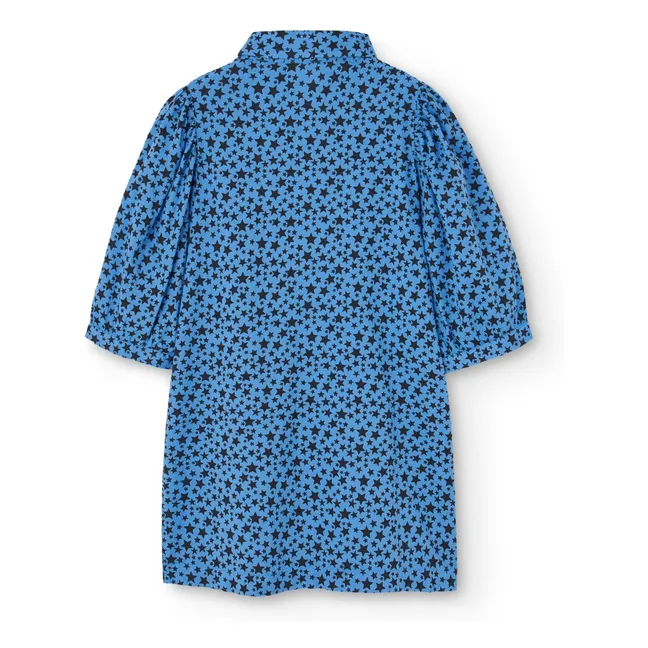 Robe Mouse Etoiles Coton Bio | Bleu