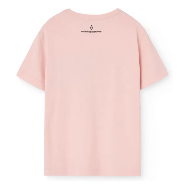 T-shirt Rooster Zsazsa Pluto Coton Bio | Rose pâle