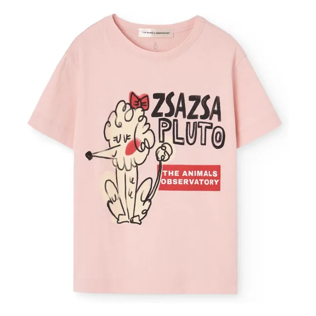 T-shirt Rooster Zsazsa Pluto Coton Bio | Rose pâle