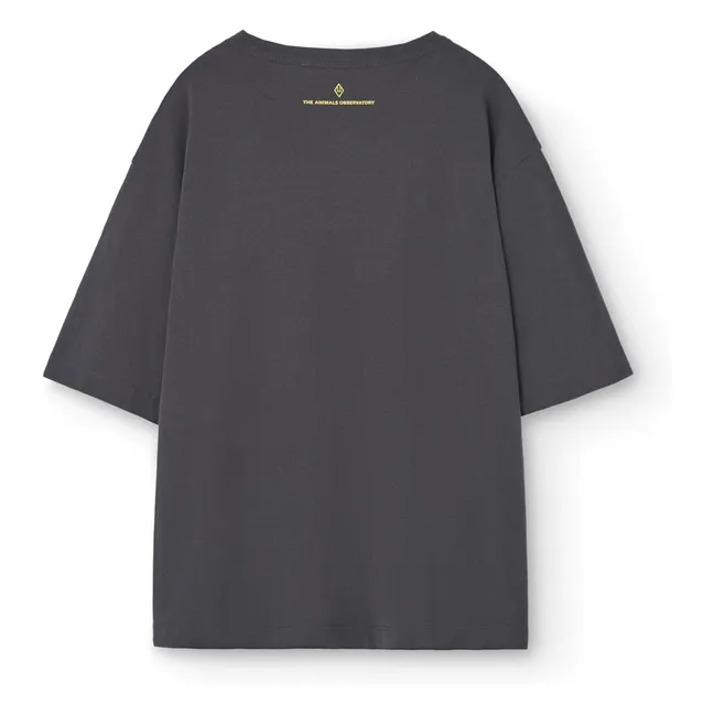 T-shirt Collie Balançoire Coton Bio | Gris anthracite