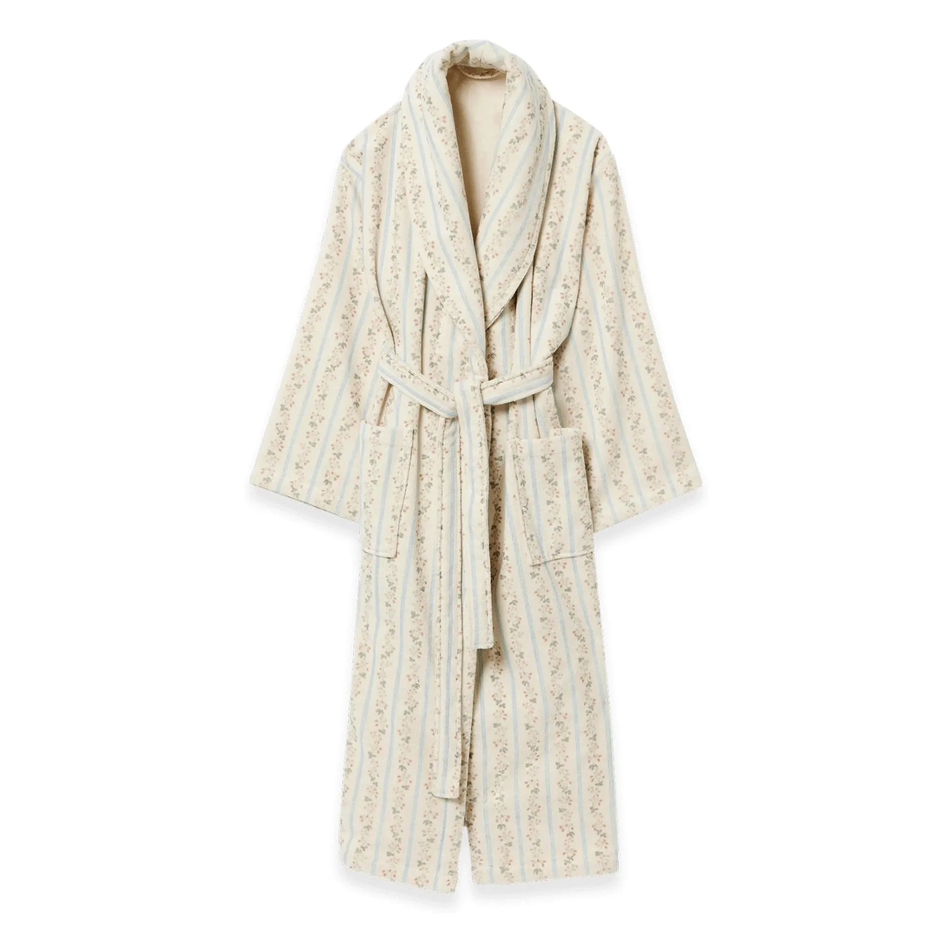 Garbo&Friends Ecru Strawberry Garland Bathrobe