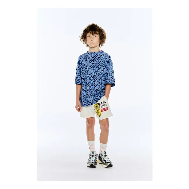 T-shirt Collie Etoiles Coton Bio | Bleu