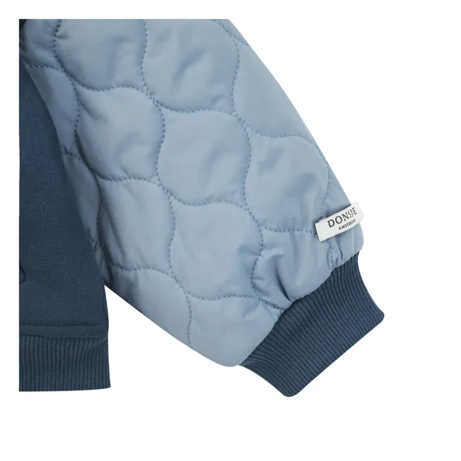 Bomber Bi-Matière Noal | Bleu foncé