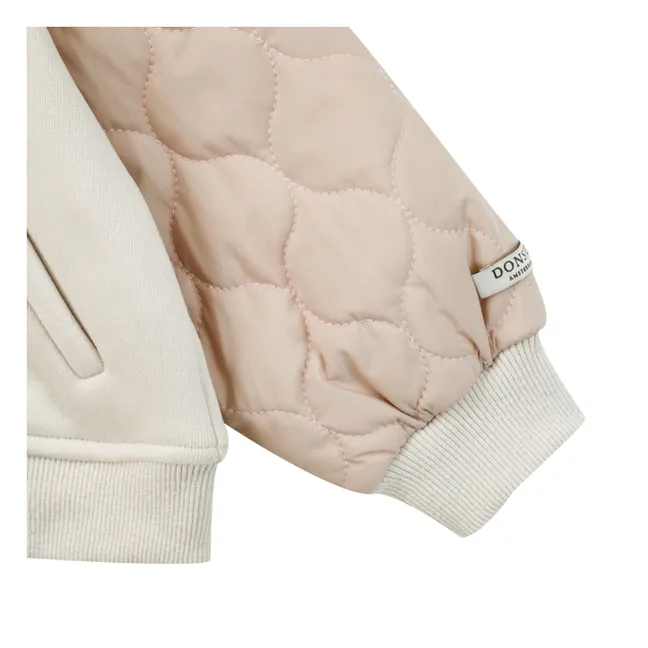 Noal Bi-Material Bomber | Ecru