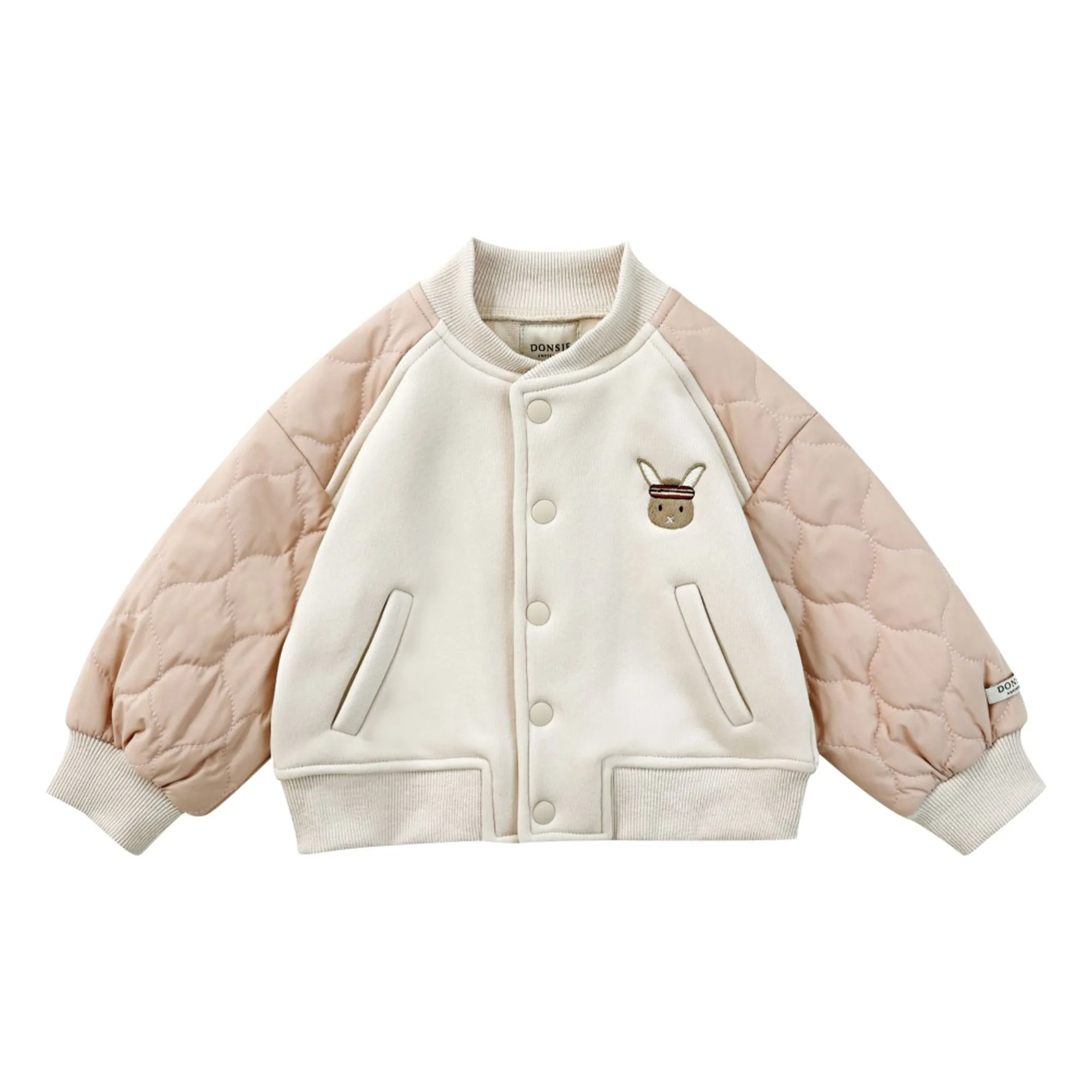 Bomber Bi-Matière Noal | Ecru- Image produit n°3